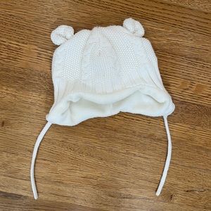 h&m baby bear hat knit beanie - fleece lined